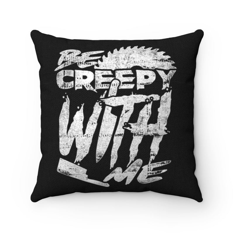 creepy horror pillow