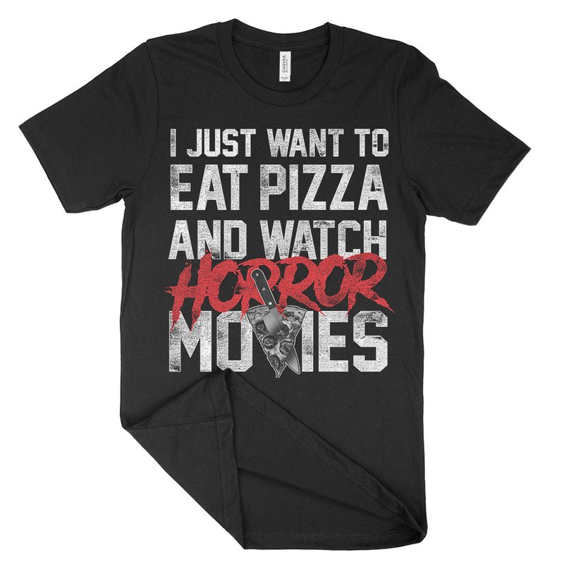 Pizza Horror Movies Shirt