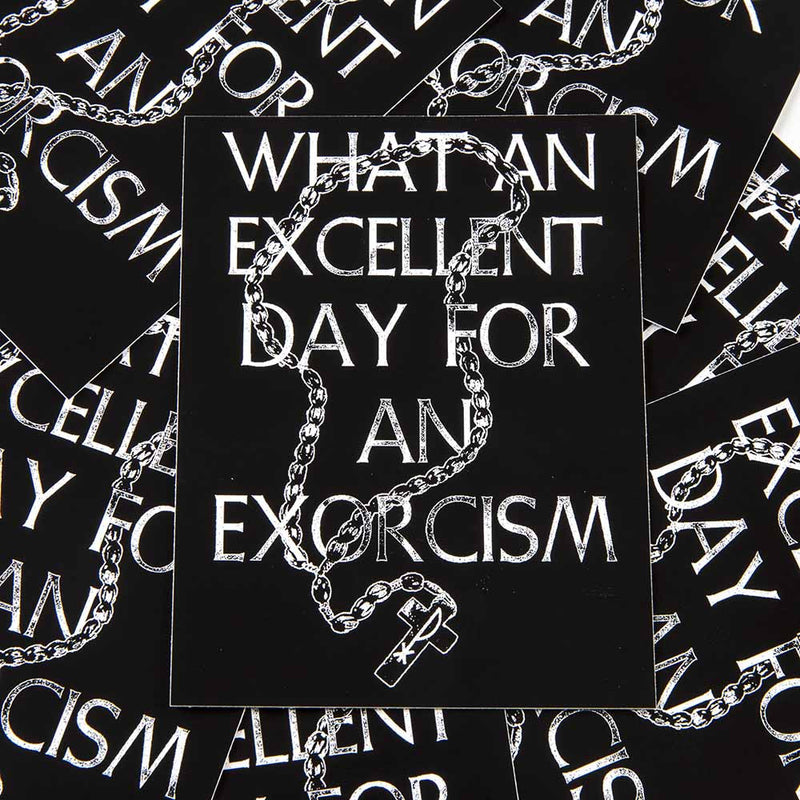 exorcist scary stickers