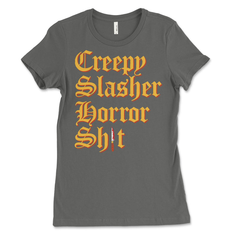 Creepy Slasher Horror Women's Shirt