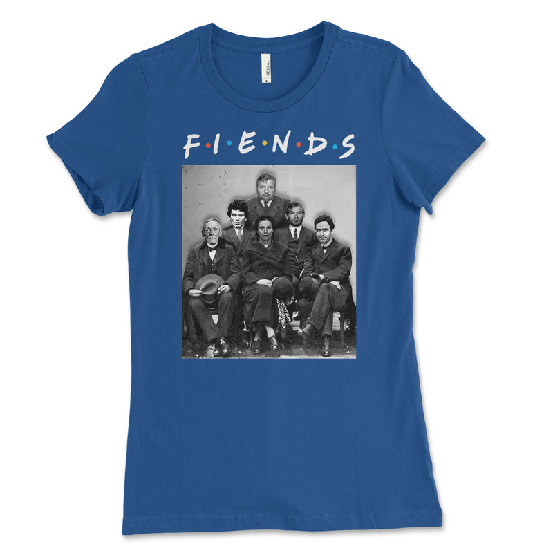 Fiends Friends Serial Killers Womens Tee Shirt