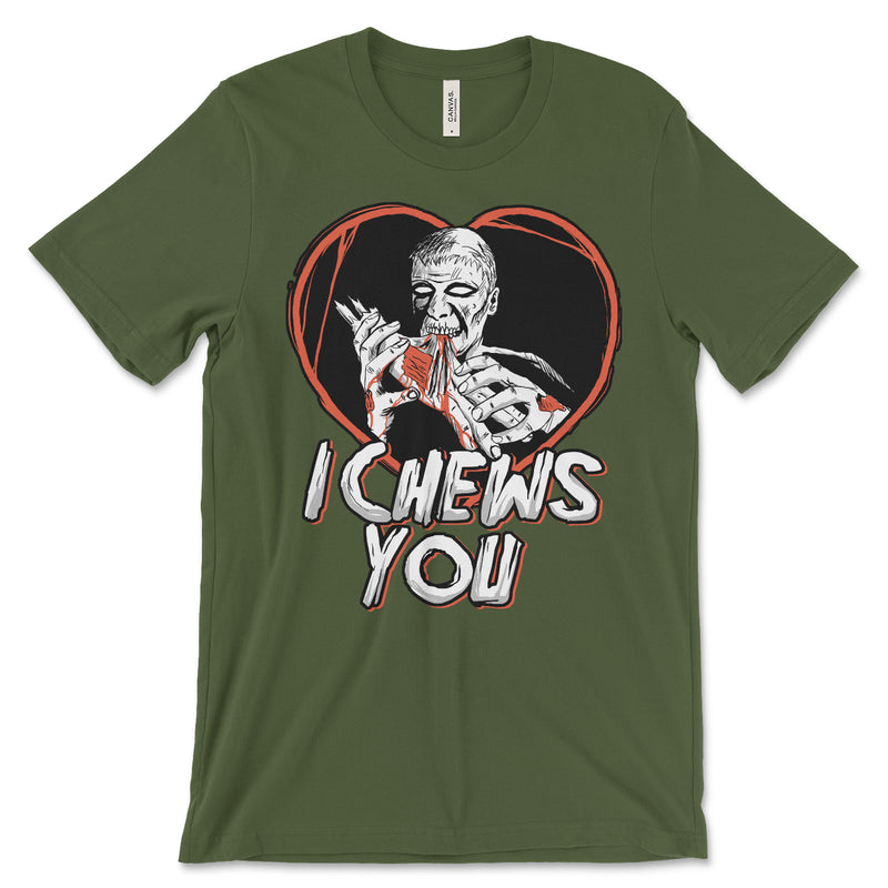 I Chews You Zombie Tee Shirt