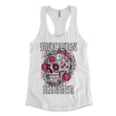 Modern Killer Floral Death Womens Tank Tops