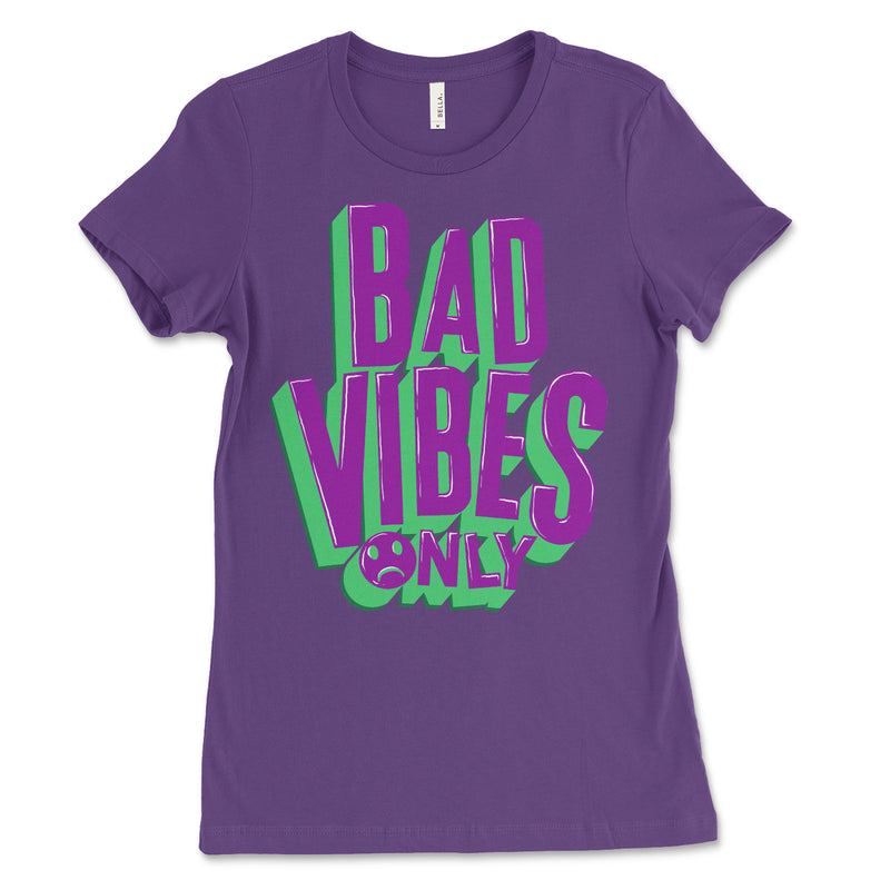 Women's Bad Vibes Only T Shirt