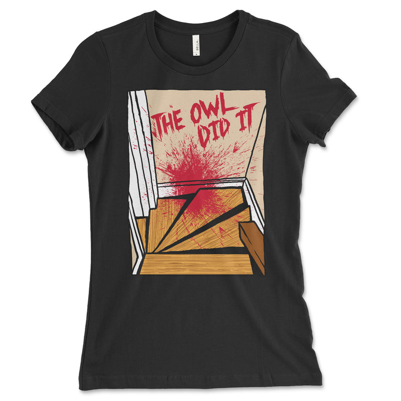 Women's The Owl Did It Staircase T Shirt