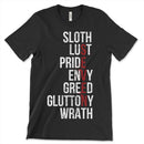 Seven Sins Tees
