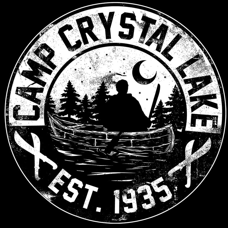 Camp Crystal Lake Campfire Mug - White - Crystal Lake Tours