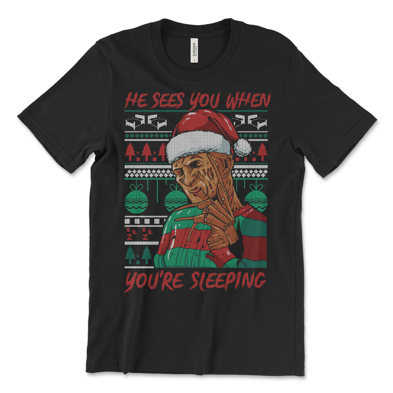 He Sees You Freddy Christmas Shirt