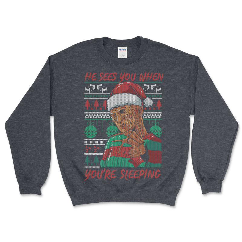 He Sees You Freddy Christmas Sweater