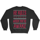 Richard Ramirez Grinch Christmas Sweater Back Black
