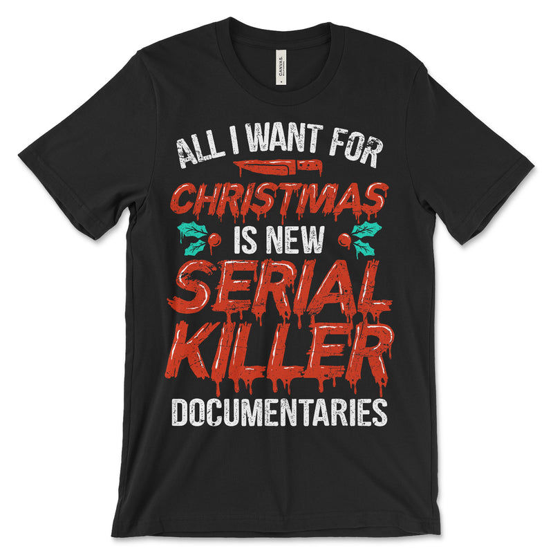 Serial Killer Documentaries Christmas Shirt