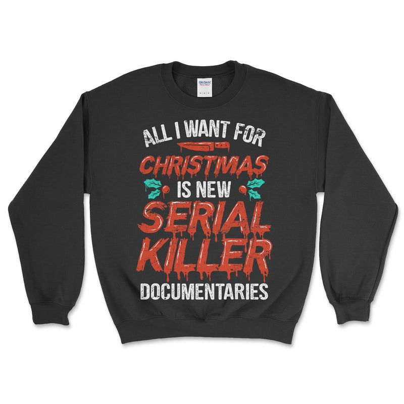 Serial Killer Documentaries Christmas Sweater