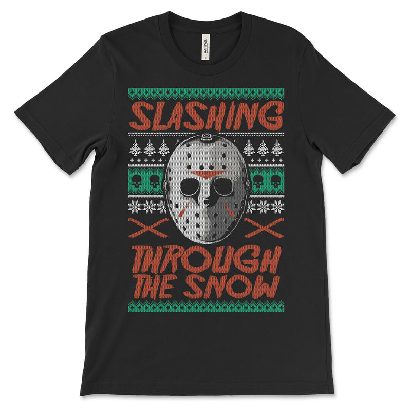 Slashing Snow Jason Christmas Shirt