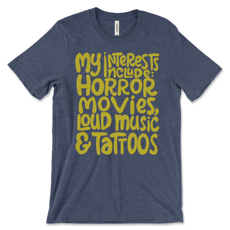 Horror Loud Music Tattoos T Shirt