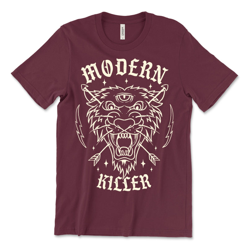 Modern Killer Wolf Eyes Tee Shirt