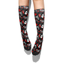 Put The Lotion In The Basket Calf Socks