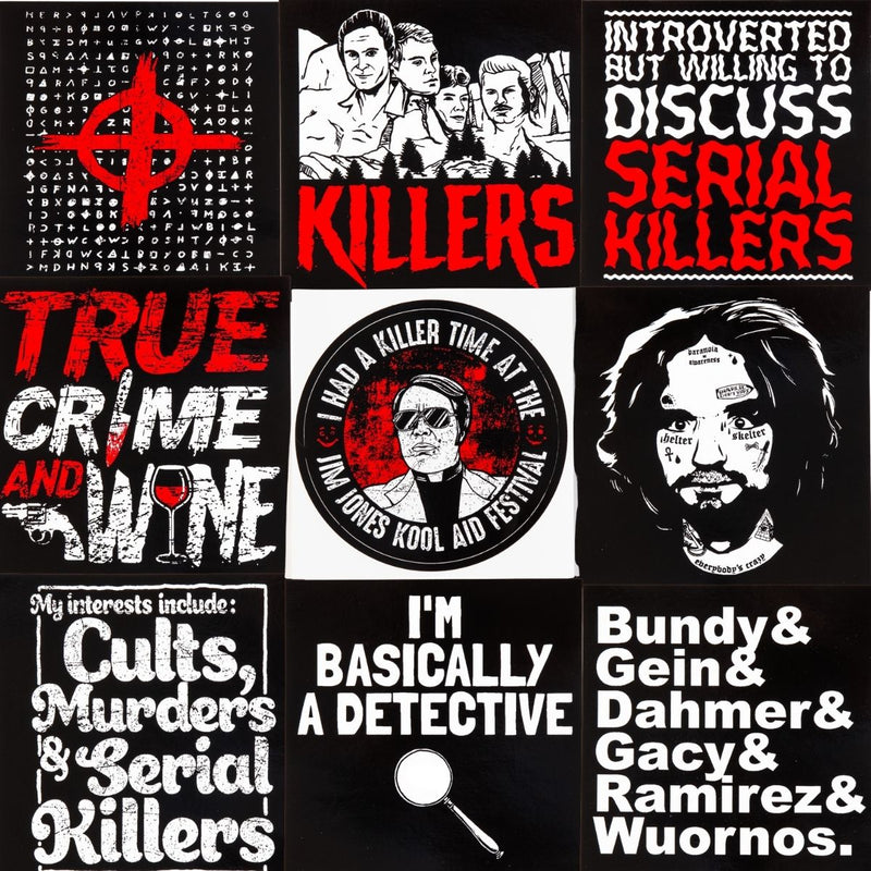 Serial Killer Stickers