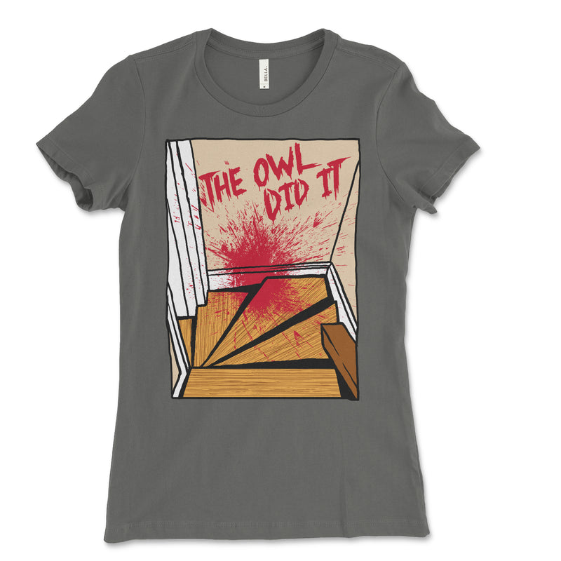 Women's The Owl Did It Staircase Tee Shirt